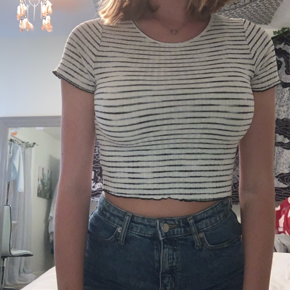 Striped Ribbed Shirt - Picture 2 of 3